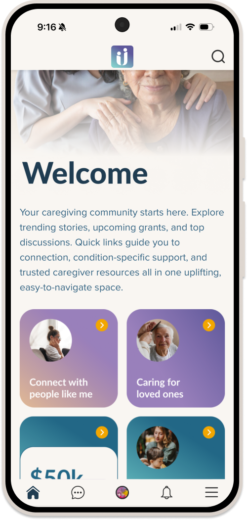 United Care Force App Home Screen
